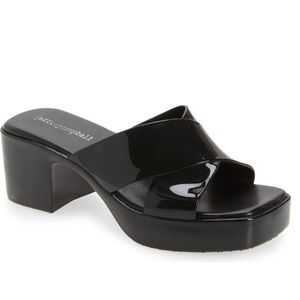 Jeffrey Campbell Black Platform Sandals